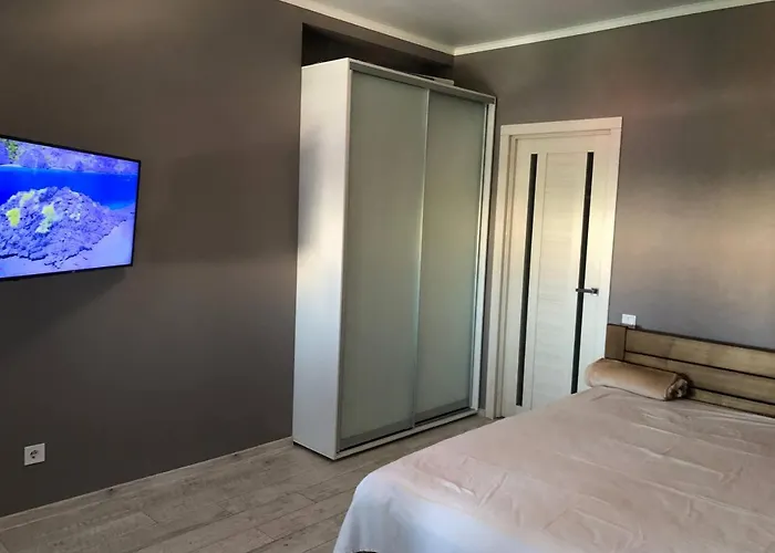 в жилом комплексе возле моря есть бомбоубежище Apartment *